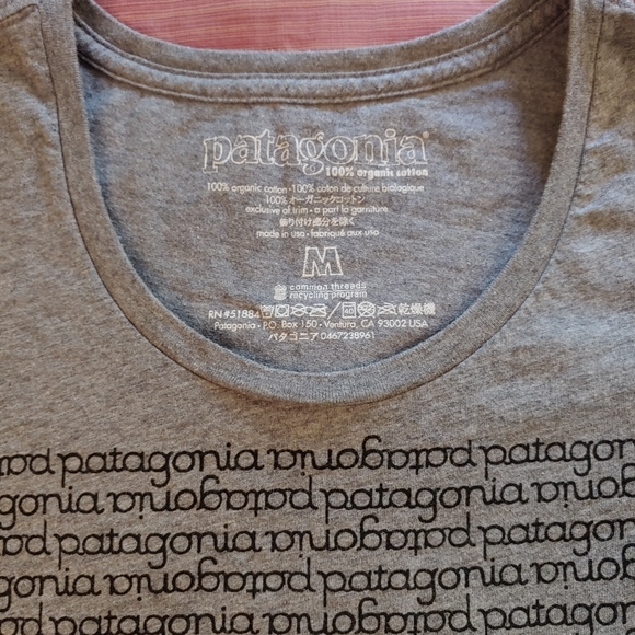Patagonia Cotton T-Shirt Tee Short Sleeve Top - Picture 2 of 7